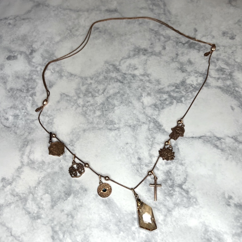Alex and ani chain station necklace